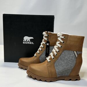 Sorel Women's Joan of Arctic Wedge III Lexie Boots Women's 11 Brown NL4362-243